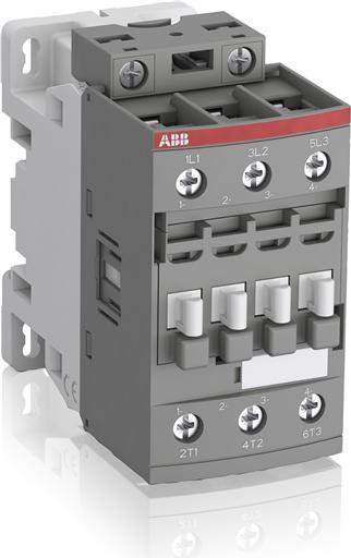 ABB Schütz AF30-30-00-11 in Grau mit 4 Schließern 24V 50A - Bild 1
