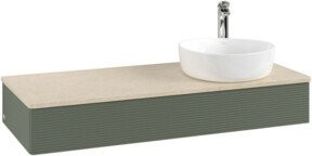 V&B Waschtischunterschrank Antao mit Frontstruktur und Beleuchtung, lackiert, B/T/H: 120 x 50 x 19 cm - Bild 1