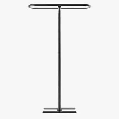 Belux Kido LED Stehleuchte 2-flammig in Schwarz mit asymmetrischem Design und H-Fuß, 3.000 K