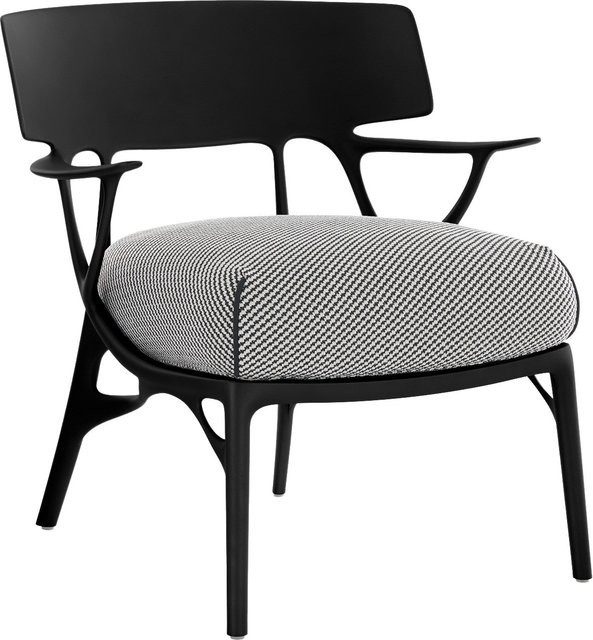 Kartell A I Outdoor Lounge Chair aus Kunststoff in Schwarz Matt - Bild 1