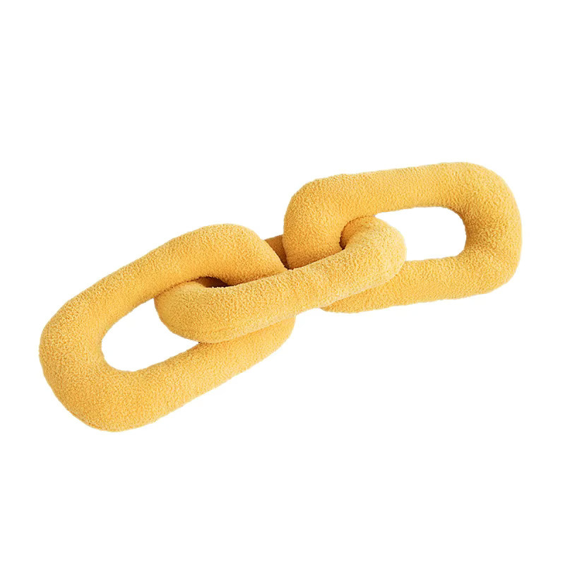 GFNANHAI Dekokissen im nordischen Stil aus Plüsch, unregelmäßig geformtes Knoten-Kissen in Grün, Breite: 60 cm - Bild 2
