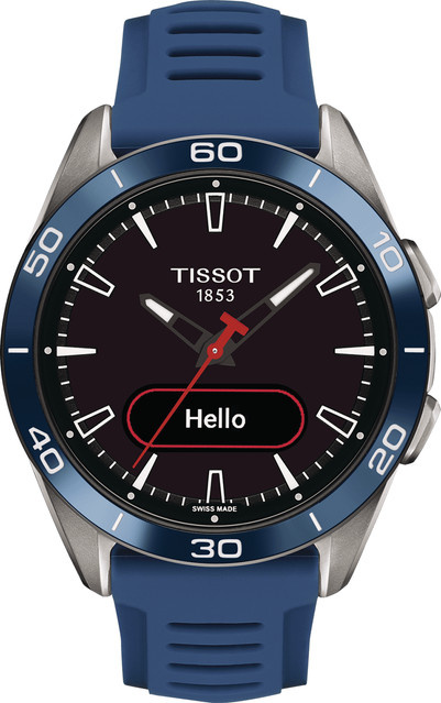 Tissot Smartwatch, Titan, Quarz, 44 mm, Schwarz, Herren - Bild 1