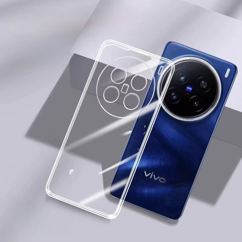 Transparente Ultra Thin Silikon Schutzhülle mit Kameraobjektivschutz für VIVO X300 und VIVO X300S - Bild 2
