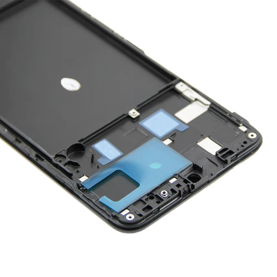 Samsung A20 A205 A205F LCD Display Touchscreen mit Rahmen in Schwarz zur Montage - Bild 5