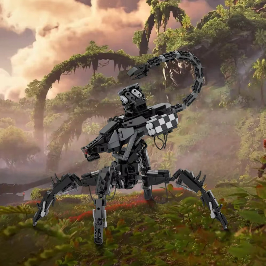 MOC Corruptor Roboter Horizon Zero Dawn, Bausteine, Modell Thunderjaw, Mecha Ravager, Stormbird - Bild 3