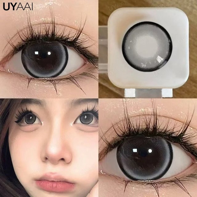UYAAI Big Eye Farbige Kontaktlinsen Schwarze - Bild 1