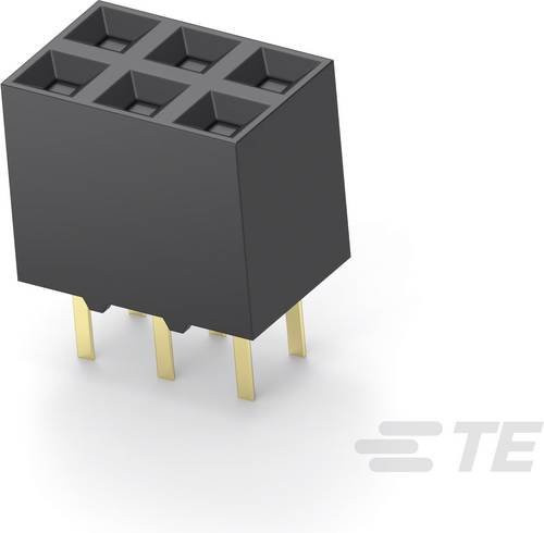 TE Connectivity Einbau-Buchsenleiste Standard 533034-1 Schwarz - Bild 1