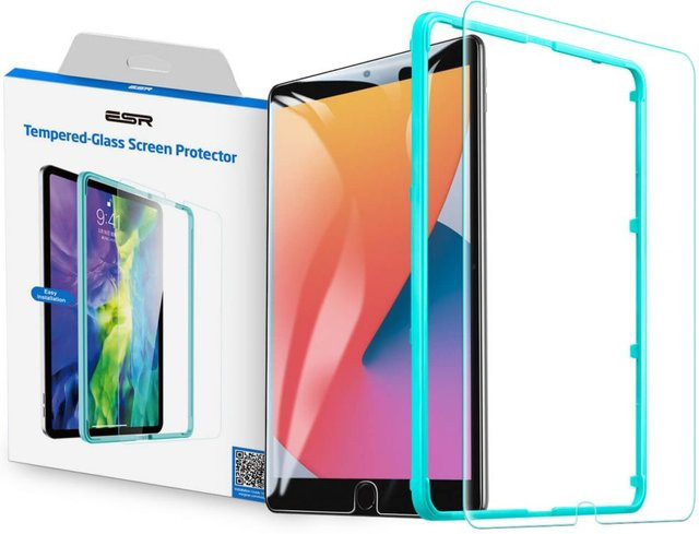 ESR Schutzfolie aus gehärtetem Glas für Apple iPad Pro 11 (2024), transparent, Vollkleber - Bild 1