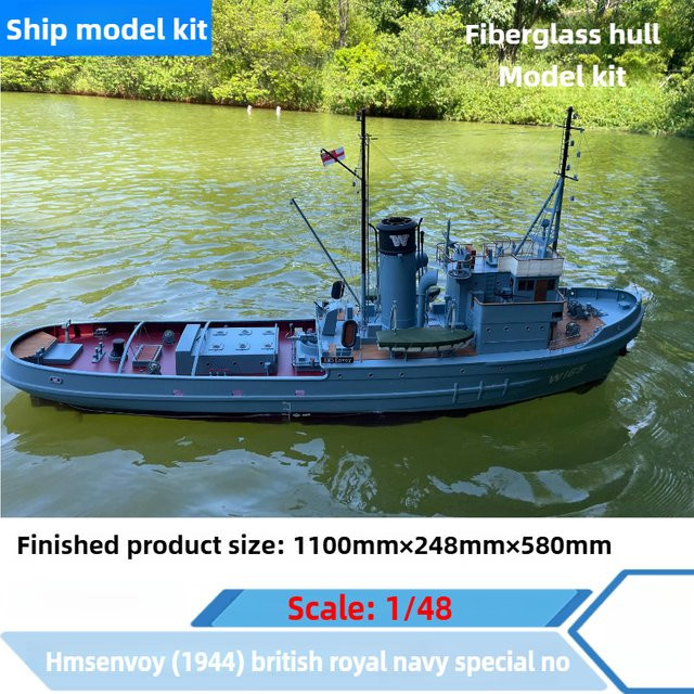 Goki HMS Envoy (1944) Royal Navy, Schiffsmodell, 1:48, Montagemodellbausatz - Bild 1