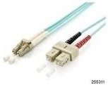 equip LWL Patchkabel LC/SC OM3 50/125µm in Türkis, Länge: 20,0 m - Bild 1