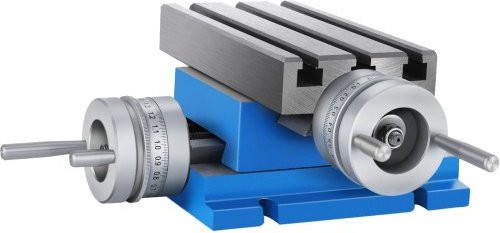 VEVOR MX-75 Multifunktions Fräs-Arbeitstisch Kreuztisch in Blau, B/T/H: 18,5 x 10,2 x 10,1 cm - Bild 1