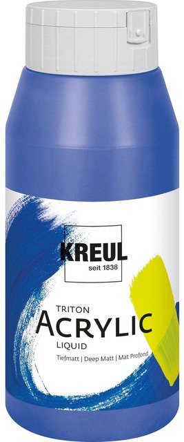 KREUL Triton Acrylfarbe Flüssigfarbe in Ultramarinblau - Bild 1
