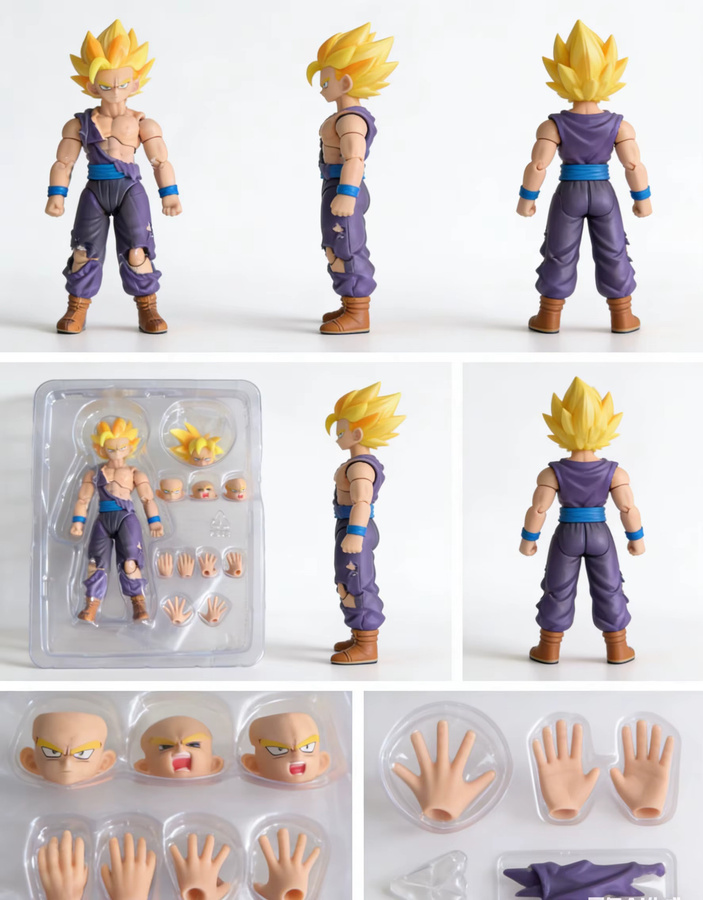 Bandai Dragon Ball Super Saiyan Mobile Sun Wufan Anime-Modell, Spielzeug - Bild 4