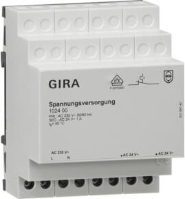 Gira Spannungsversorgung 102400 in Grau und Weiß aus Kunststoff - Bild 1