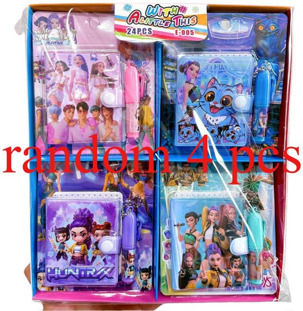 Yiran toy 1 KPOP Dämonenjäger Schreibwaren Set mit Notizbuch und Kugelschreiber in Multicolour - Bild 1