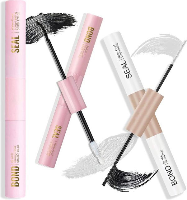 NICOO EYELASH Wimpernkleber 2in1 Bindung und Dichtung, 5 ml, Schwarz - Bild 1