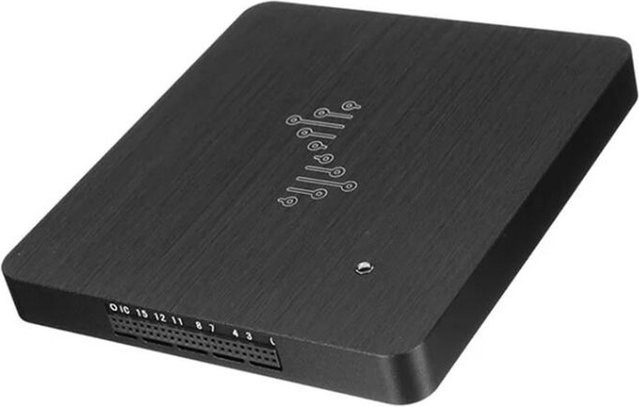 DreamSourceLab DSLogic Plus Tragbarer Metall-Logikanalysator in Schwarz, 16 Kanäle, 100 MHz, USB-basierter Debugging-Logikanalysator - Bild 1
