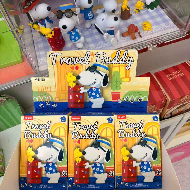 Bandai Peanuts Snoopy Travel Companion Series Blind Box, Statische Puppe - Bild 2