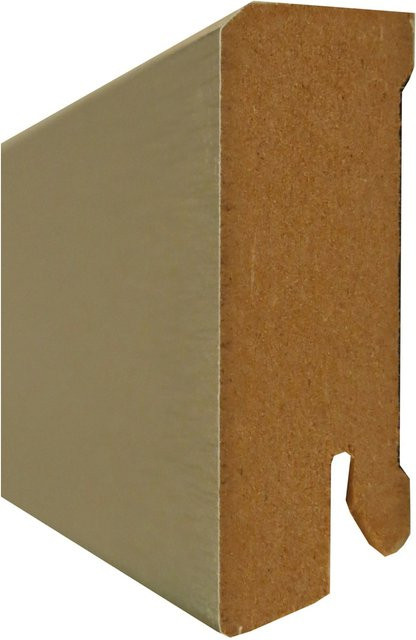 Döllken Profiles Sockelleiste Cubica White&Black aus Edelstahl in Silber und Weiß, Höhe: 40 mm, Tiefe: 18 mm, Länge: 2400 mm - Bild 1