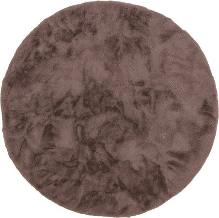 Schöner Wohnen Kollektion Kunstfellteppich Tender rund in Rosa, Durchmesser: 120 cm - Bild 1