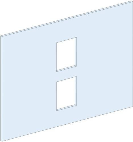 Schneider Electric Frontplatte PrismaSeT-P LVS03656 aus Stahl in Weiß - Bild 1