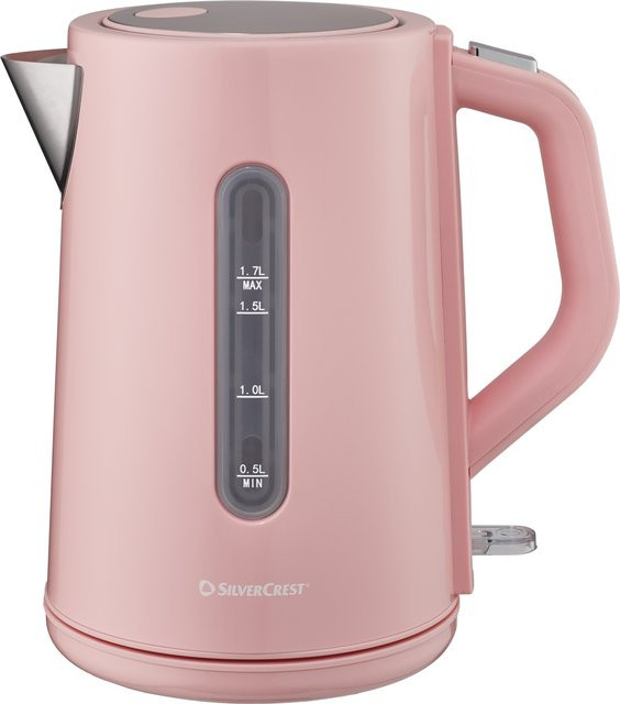 SILVERCREST Wasserkocher SWKC 3000 G3 in Pink mit Kalkschutzfilter und Abschaltautomatik - Bild 1