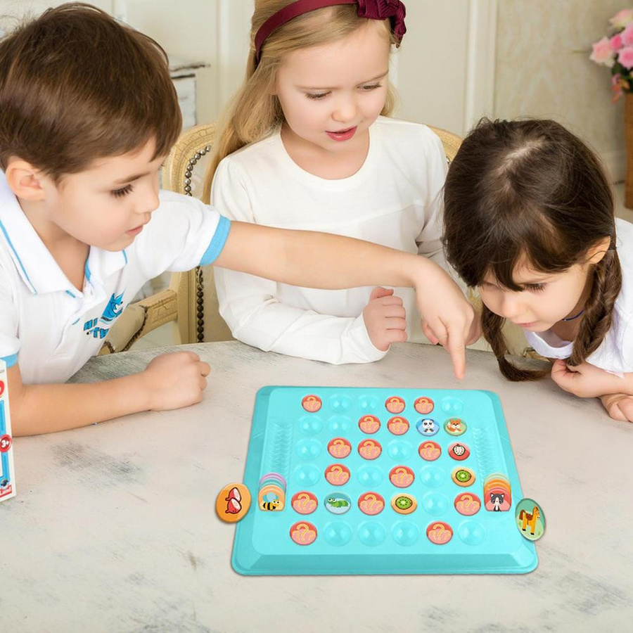 Happy Time For kids Schach Brettspiel für 2 Spieler ab 3 Jahren - Bild 2