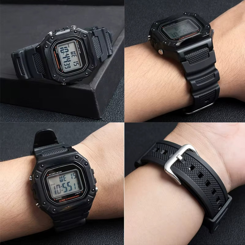 YIFILM Uhrenarmband Silikon, Schwarz, Unisex - Bild 2