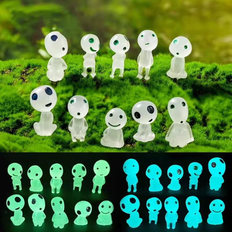 Soulbao 3D Nachtlicht Miniatur Puppe als leuchtende Elfen-Dekoration für Weihnachten und Halloween - Bild 2