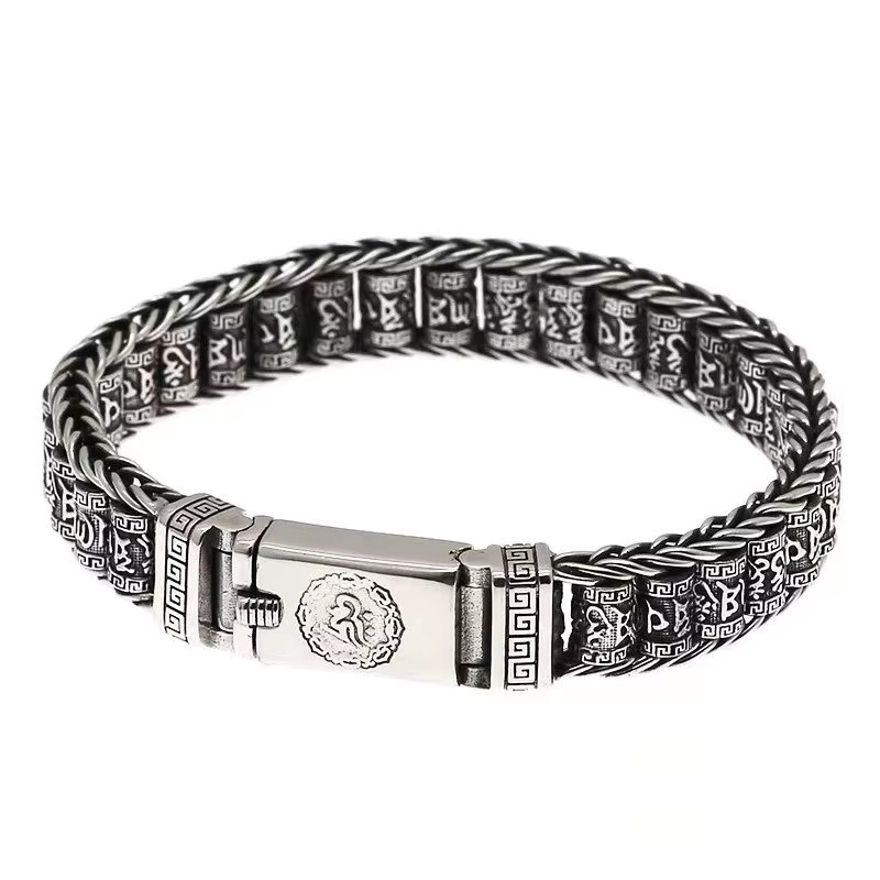 SAY Armband, 925 Silber, Vintage, Unisex - Bild 3