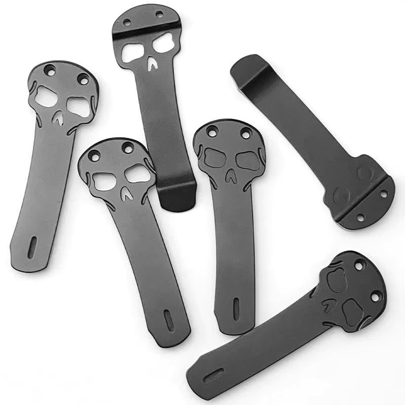 Swayboo Titanlegierung Taille Clip Klemme für Klappmesser Scheide Rückseite Clip in Schwarz - Bild 3