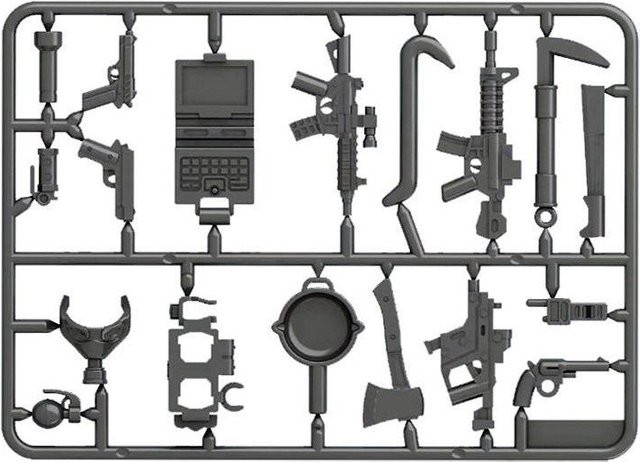 Militärwaffen-Pack Armee-Waffe Mini-Actionfiguren Zubehör, ab 14 Jahren - Bild 1