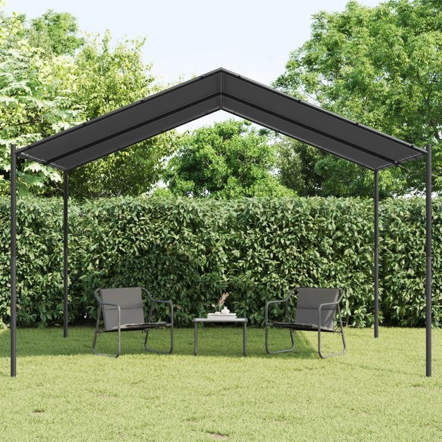 Vidaxl Garten-Baldachin in Anthrazit aus Stahl und Polyester mit B/B/H: 4 x 4 x 4 m - Bild 1