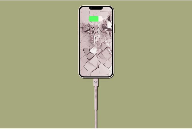 Fresh N Rebel USB-C auf Lightning-Kabel in Smokey Pink, 2,0 m - Bild 1
