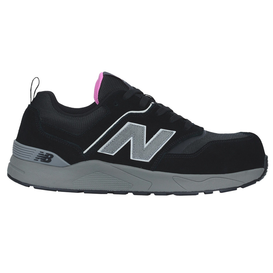 New Balance Sicherheitsschuhe Elite Lite Womens S1 P Leather Schwarz-Rosa Gr. 35 - Bild 2