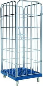 HMH rolltainer Transportwagen 1650 KU blau B/T: 72,4 x 81,5 cm - Bild 1