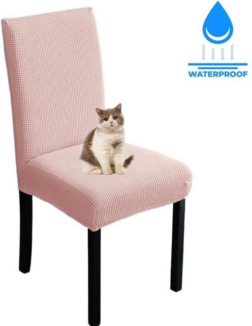 Wasserdichter Jacquard Stuhlbezug aus elastischem Spandex für Esszimmer- und Küchenstühle von Supermarket GO - Bild 1