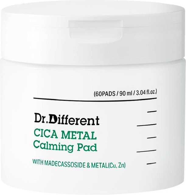 Dr.Different Cica Metal Beruhigendes Pad, 90 ml, Empfindliche Haut - Bild 1