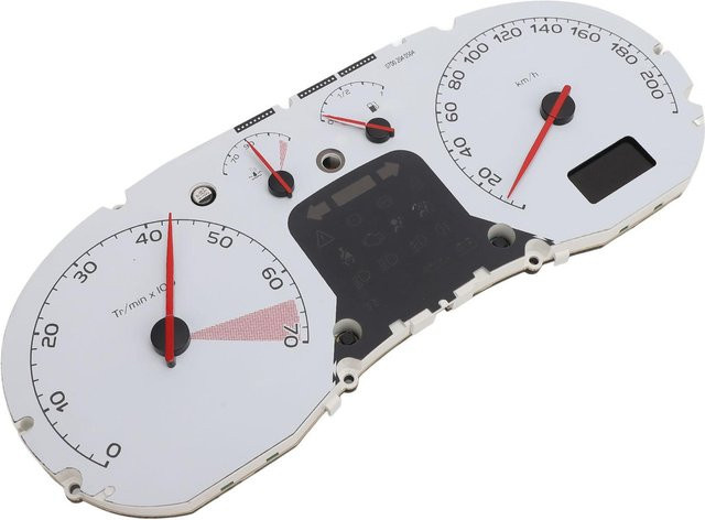 GoolRC Kombiinstrument Drehzahlmesser in Weiß für Peugeot 307 - Bild 1