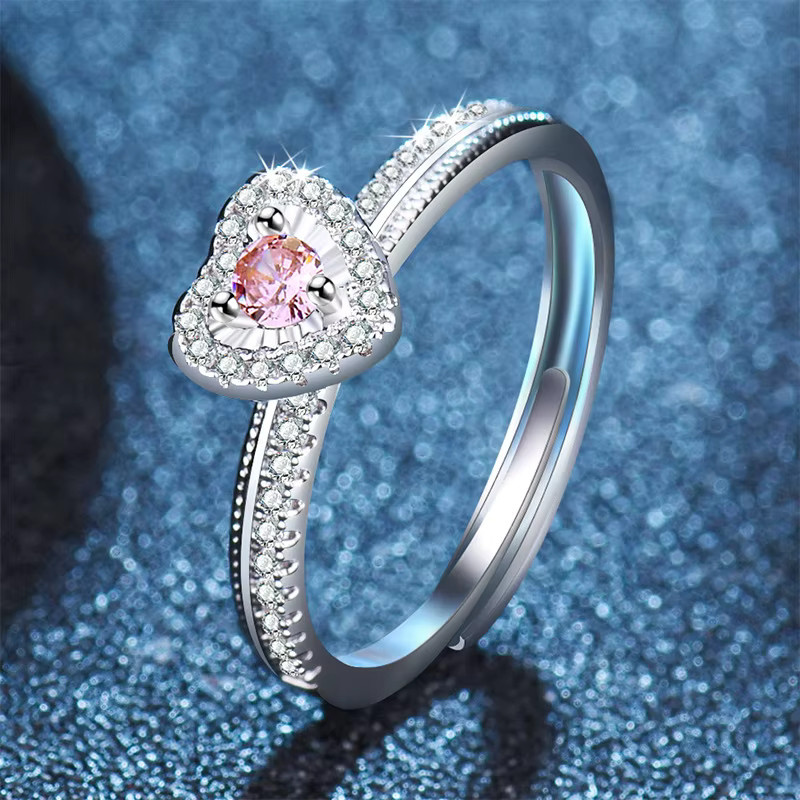 SAY Ring 925 Silber, Herz, Zirkonia, Damen - Bild 2
