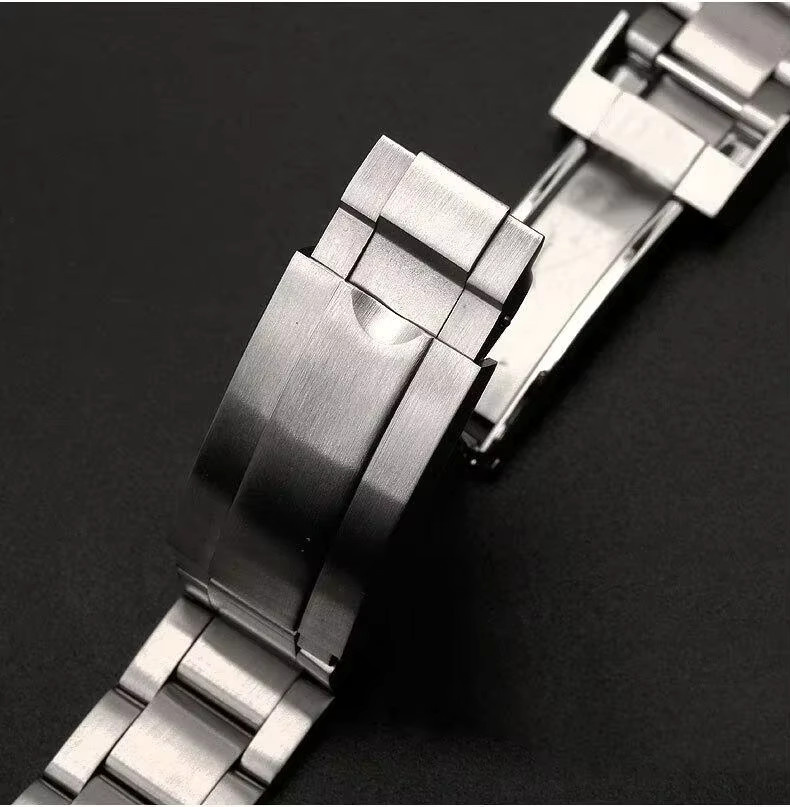VATMENS Uhrenarmband Edelstahl, Silber, 20mm, Unisex - Bild 3