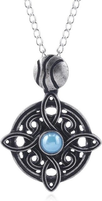 Benicetees Halskette, Amulett von Mara, Edelstahl, Schwarz, Unisex - Bild 1