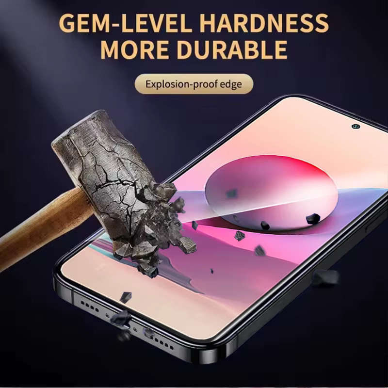 3er-Set Xiaomi Redmi Note 10S Panzerglas Displayschutzfolien, transparent, 9H Härtegrad mit Fingerabdruck-Entsperrfunktion - Bild 5