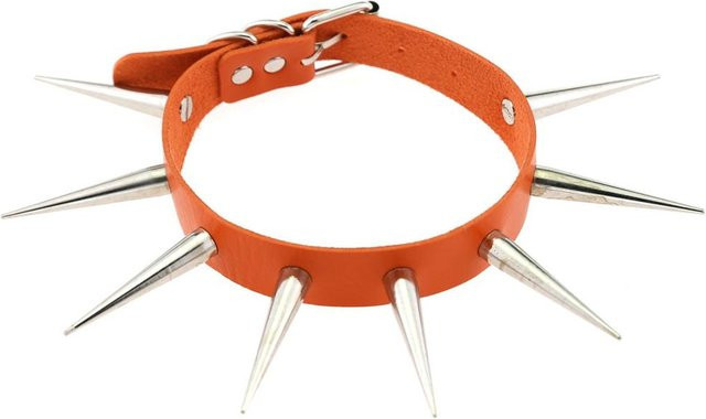 YIRAN Choker Halskette, Leder, red, Unisex - Bild 1