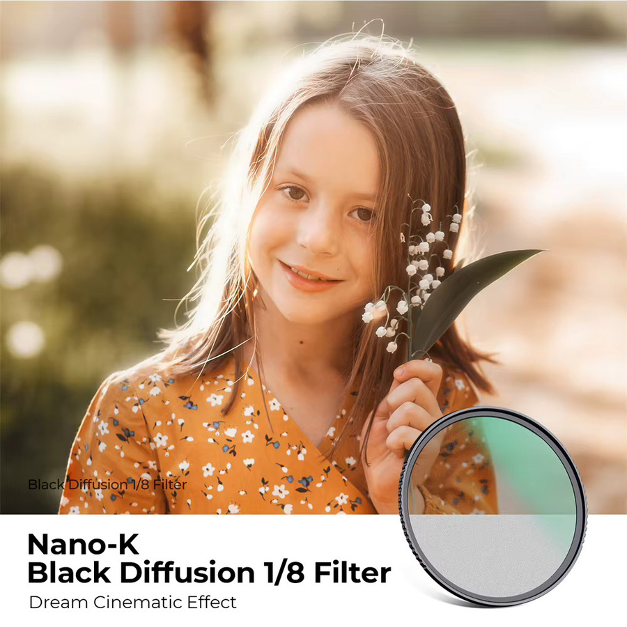 K&F CONCEPT Nano K Serie Diffusionsfilter Set Schwarz mit 18 Mehrschichtbeschichtungen und Reinigungstuch - Bild 3