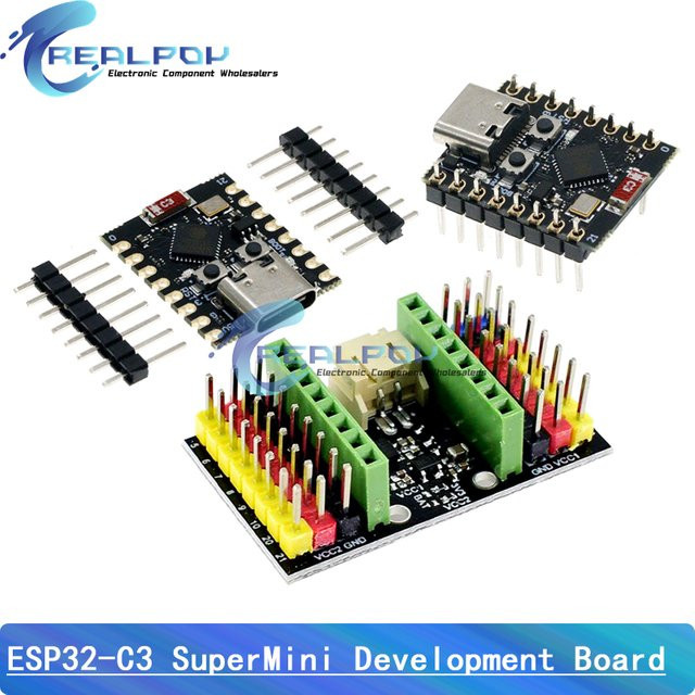 REALPOY ESP32-C3 MINI Development Board mit WiFi und Bluetooth in Schwarz - Bild 1
