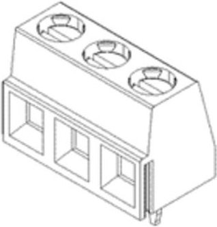 Molex 398800305 Printklemme in Weiß - Bild 1