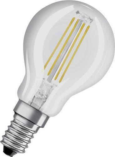 Osram LED-Filament Retrofit Tropfen E14 Warmweiß Transparent 4 W entspricht 40 W - Bild 1