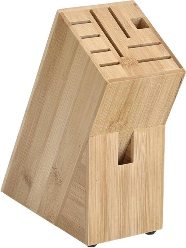 Zeller Present Messerblock Bamboo in Braun B/T/H: 22,0 x 22,0 x 9,0 cm - Bild 2