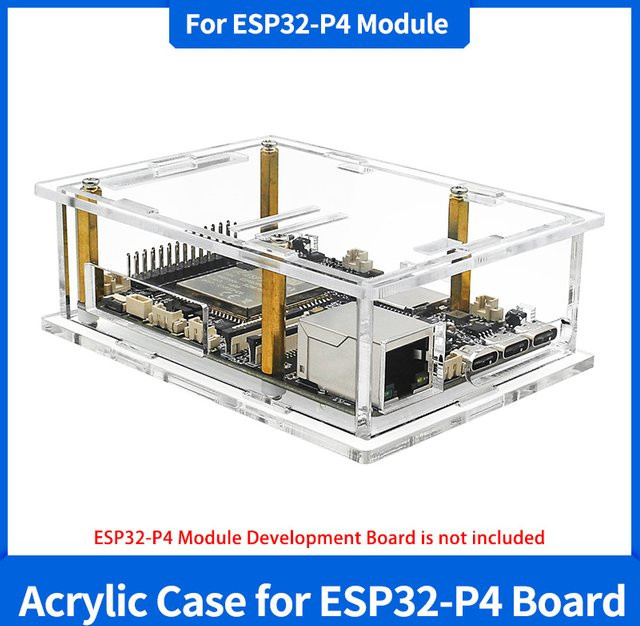 Transparente Acrylgehäuse Schutzbox für JC-ESP32P4-M3 ESP32-P4 und ESP32-C6 Entwicklungsboards - Bild 1